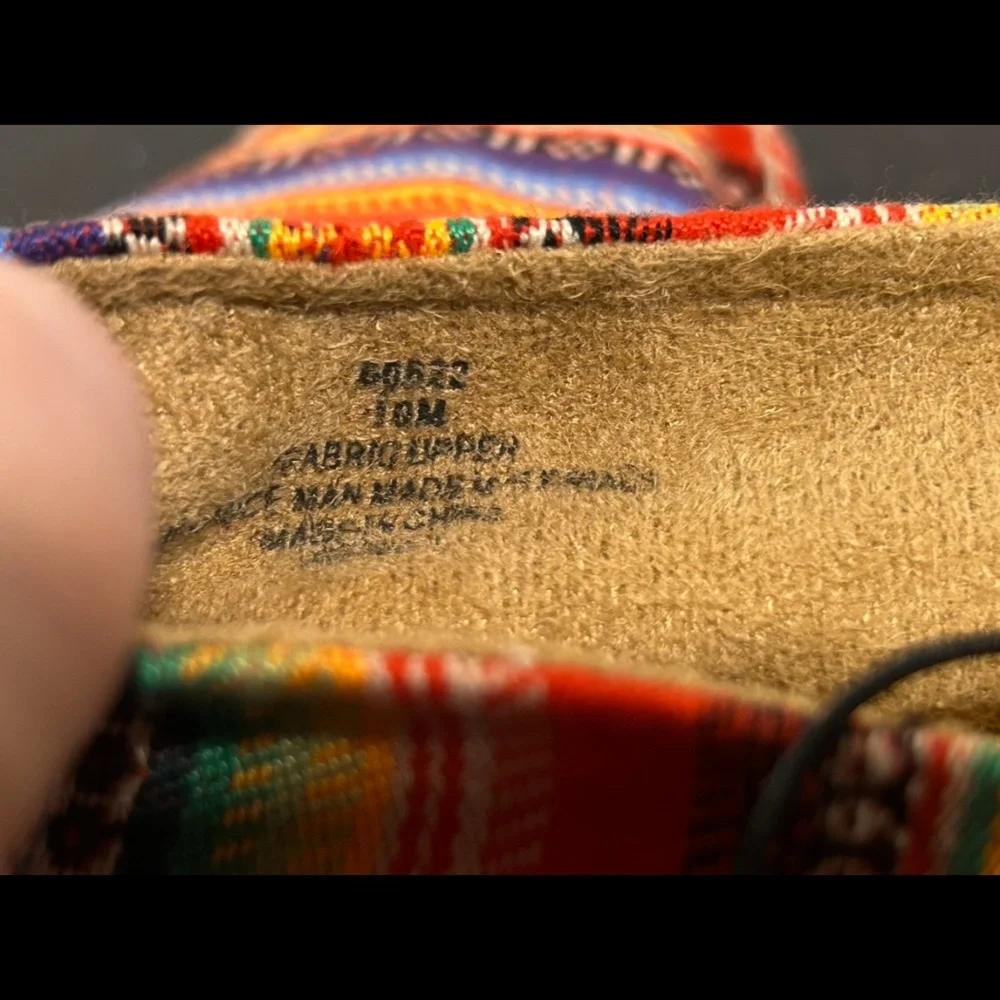 Minnetonka Pam Espadrilles Frisco Stripe Multicolor Womans 10